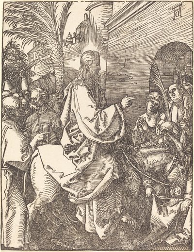 Kristův vjezd do Jeruzaléma od Albrecht Dürer
