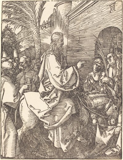 Kristův vjezd do Jeruzaléma od Albrecht Dürer