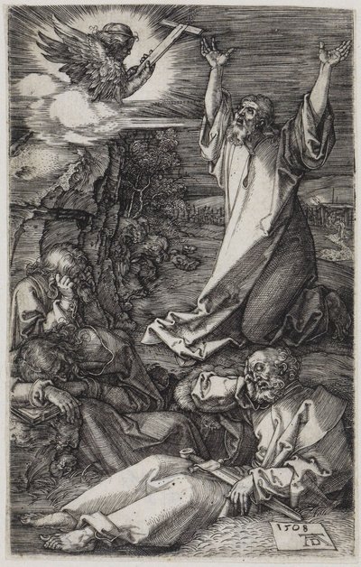Kristus na Olivové hoře od Albrecht Dürer