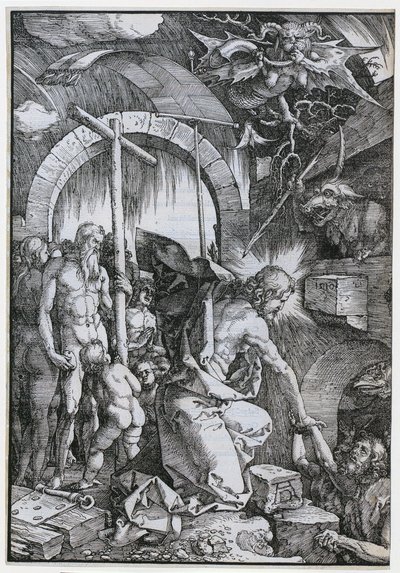 Kristus v předpeklí, list 11 ze série „Velké pašije“ od Albrecht Dürer