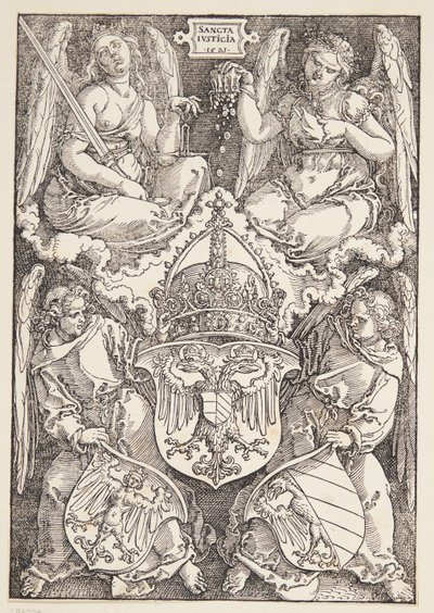 Erb říše a města Norimberk od Albrecht Dürer
