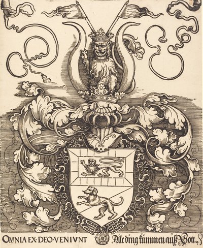 Erb Lorenze Staibera, pravděpodobně 15201521. od Albrecht Dürer