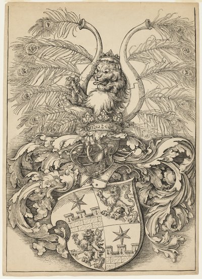 Erb Wilhelma a Wolfganga Rogendorfových od Albrecht Dürer