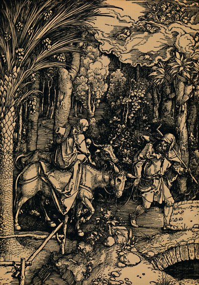 Útěk do Egypta, 1503-1504. od Albrecht Dürer