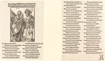 Smrt a Lansquenet od Albrecht Dürer