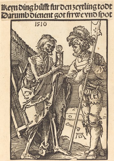 Smrt a Lansquenet od Albrecht Dürer
