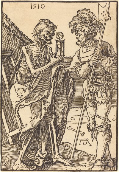 Smrt a Lansquenet od Albrecht Dürer