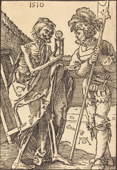 Smrt a Lansquenet, 1510. od Albrecht Dürer