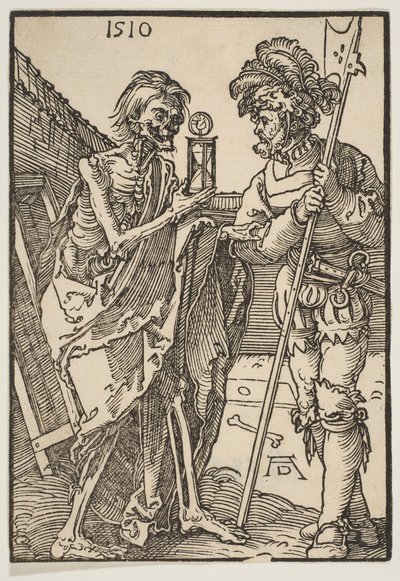 Smrt a Lansquenet.n.d. od Albrecht Dürer