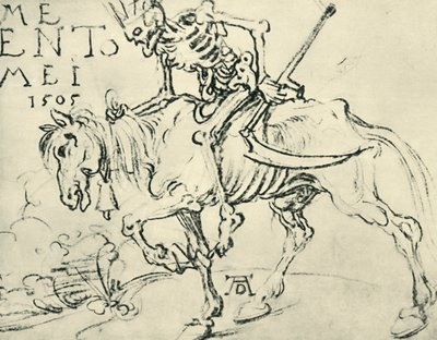 Jízda smrti, 1505, 1943. od Albrecht Dürer