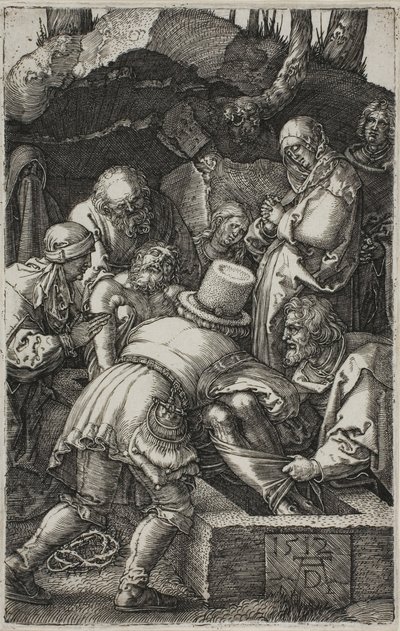 Depozice, z The Engraved Passion od Albrecht Dürer