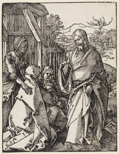 Kristovo rozloučení s matkou od Albrecht Dürer