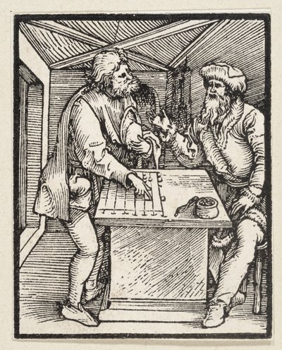 Boháč a jeho správce (z: Postilla, 43 dřevorytů) od Albrecht Dürer