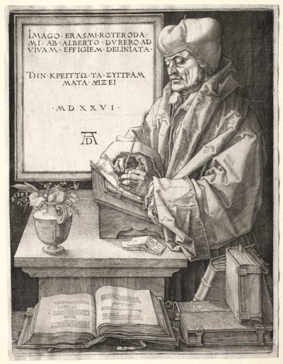 Desiderius Erasmus Rotterdamský od Albrecht Dürer