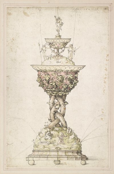 Design pro stolní fontánu, 1509 od Albrecht Dürer