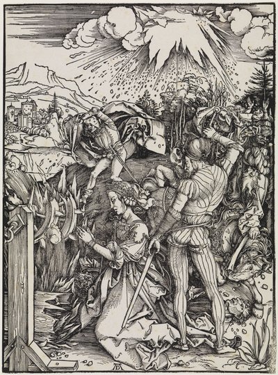 Stětí svaté Kateřiny od Albrecht Dürer