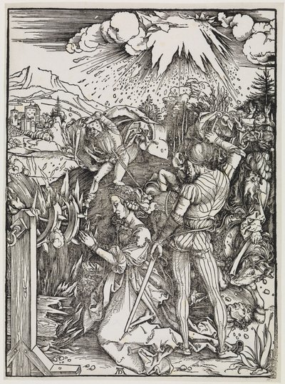 Stětí svaté Kateřiny od Albrecht Dürer
