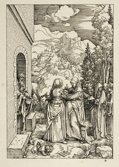Navštívení (Život Panny Marie) od Albrecht Dürer