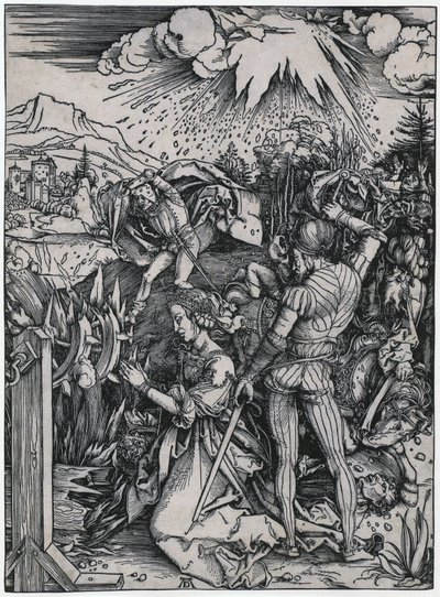 Mučení svaté Kateřiny od Albrecht Dürer