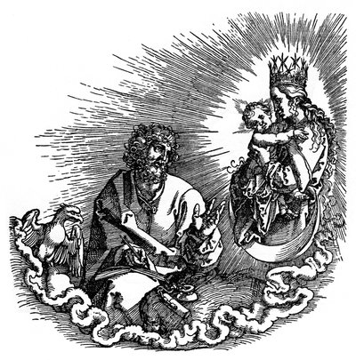 Die Offenbarung Johannis, 1511, 1936 od Albrecht Dürer