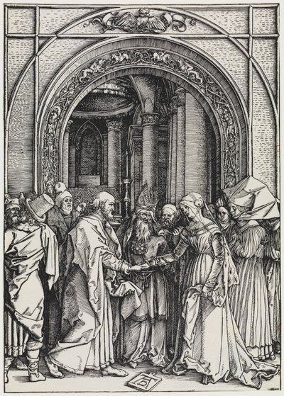 Zasnoubení Panny Marie od Albrecht Dürer
