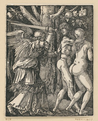 Vyhnání z ráje (Malé pašije) od Albrecht Dürer
