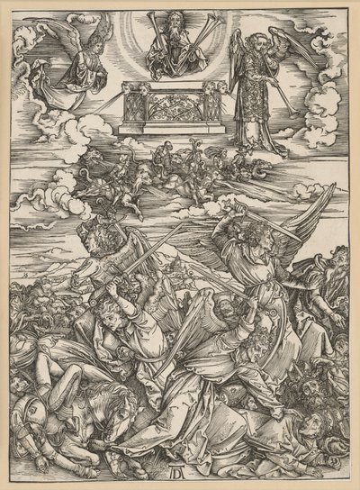 Čtyři andělé pomsty (Zjevení) od Albrecht Dürer