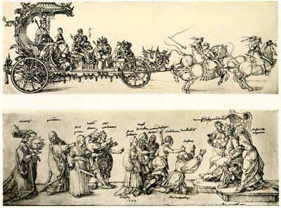 Tah na vůz císaře Maxmiliána I od Albrecht Dürer