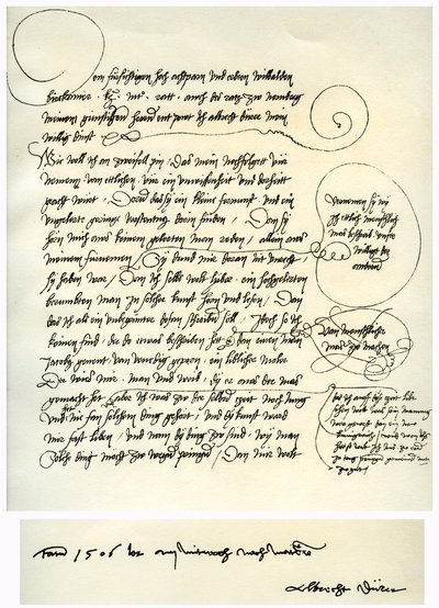 Návrh věnování Albrechta Durera Willibaldu Pirckheimerovi, c1523 od Albrecht Dürer
