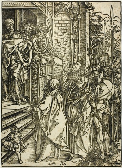 Ecce Homo - Představení Krista, z Velkého umučení od Albrecht Dürer