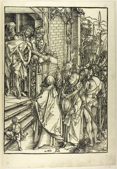 Ecce Homo - Představení Krista, z Velkého umučení od Albrecht Dürer