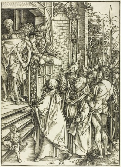 Ecce Homo - Představení Krista, z Velkého umučení od Albrecht Dürer