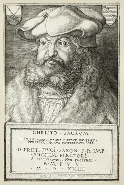 kurfiřt Fridrich Moudrý Saský od Albrecht Dürer