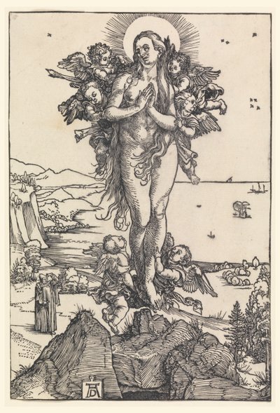 Povýšení svaté Máří Magdalény od Albrecht Dürer
