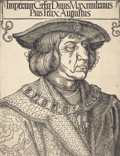 Císař Maxmilián I., c. 1518. od Albrecht Dürer
