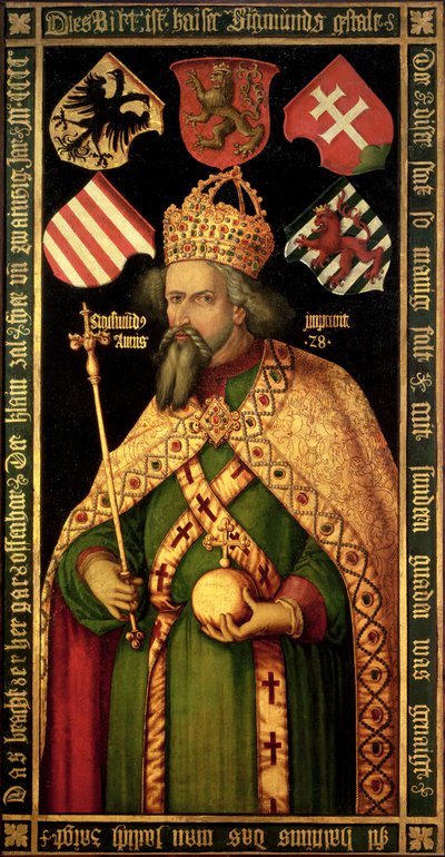 Císař Zikmund, císař Svaté říše římské, král uherský a český (1368-1437), kolem 1600 od Albrecht Dürer