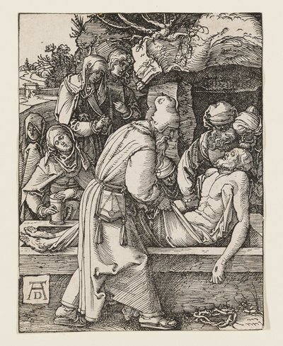 Uložení do hrobu od Albrecht Dürer