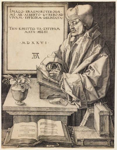 Erasmus Rotterdamský od Albrecht Dürer