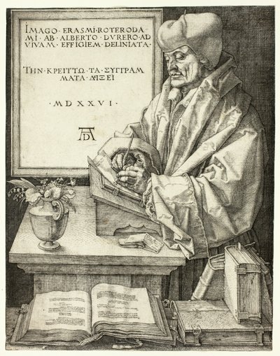 Erasmus Rotterdamský od Albrecht Dürer