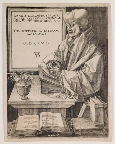 Erasmus Rotterdamský od Albrecht Dürer