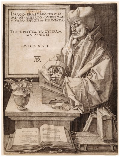 Erasmus z Rotterdamu od Albrecht Dürer