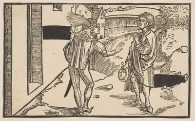 Eunuchus, z komedie Terence, dotisk z 19. století.n.d. od Albrecht Dürer