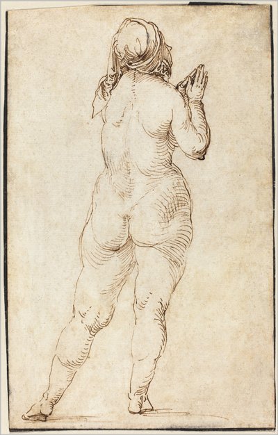 Ženský akt se modlí od Albrecht Dürer