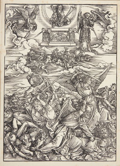 Čtyři mstící andělé z Eufratu od Albrecht Dürer