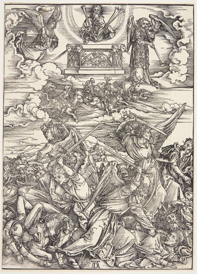 Čtyři mstící andělé z Eufratu od Albrecht Dürer