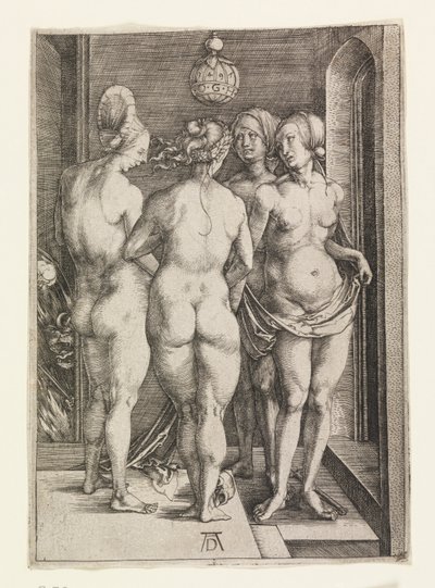 Čtyři nahé ženy (Čtyři čarodějnice) od Albrecht Dürer