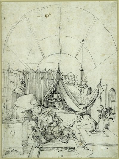 Narození Panny Marie od Albrecht Dürer