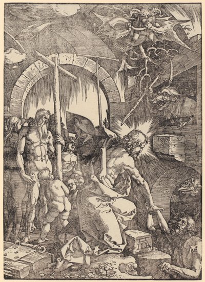 Bičování Krista, list č. 5 ze série „Velké pašije“ od Albrecht Dürer