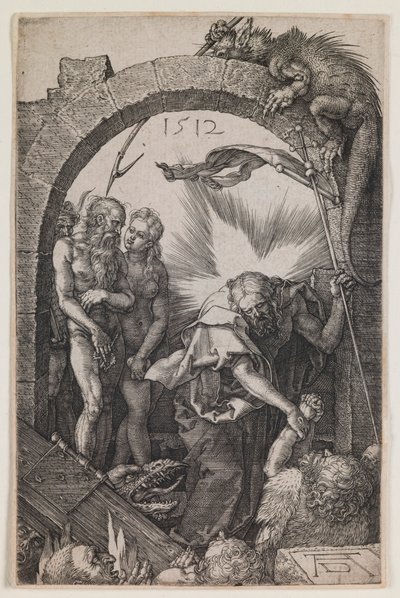 Harrowing of Hell, ze série „The Engraved Passion“ od Albrecht Dürer