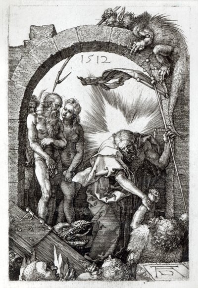 Harrowing of Hell aneb Kristův sestup do limba, 1512 od Albrecht Dürer